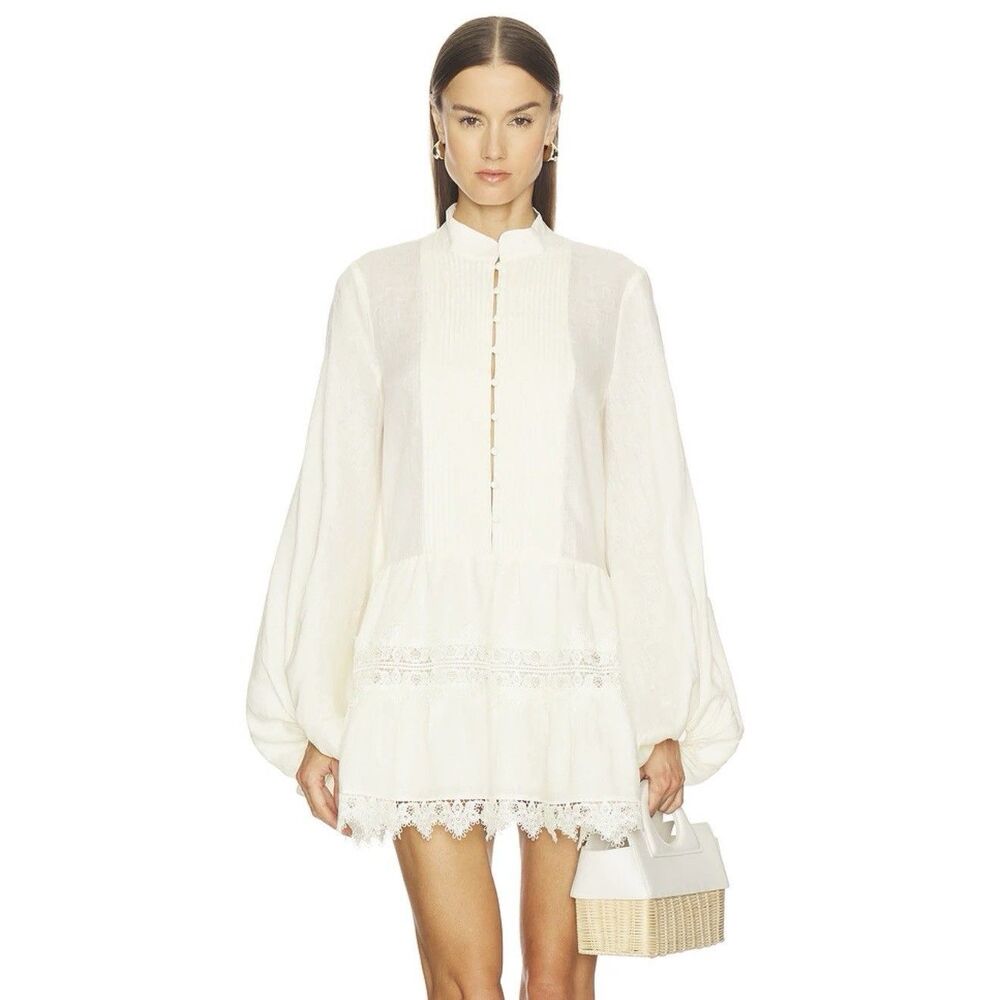 NWT Bardot Antonia Linen Dress
